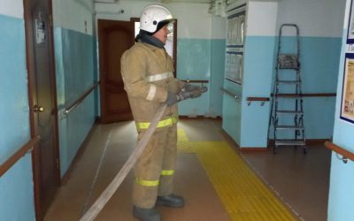 В филиале ГАУ СО ” Мухинский психоневрологический интернат” прошёл месячник пожарной безопасности.