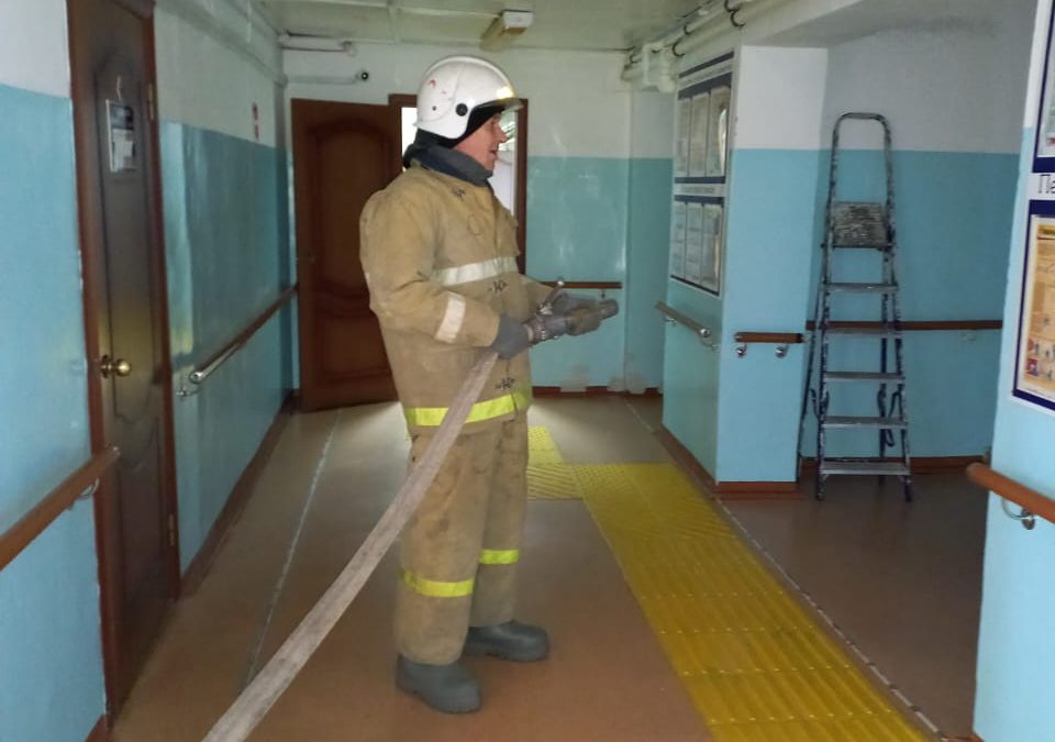В филиале ГАУ СО ” Мухинский психоневрологический интернат” прошёл месячник пожарной безопасности.
