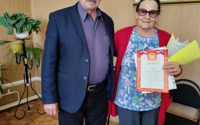 Более 43 лет отработала в нашем учреждении санитаркой РАЧУК ТАТЬЯНА ГРИГОРЬЕВНА